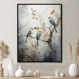 Bird Silent Watcher II - Animals Canvas Wall Art