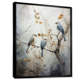 Bird Silent Watcher II - Animals Canvas Wall Art