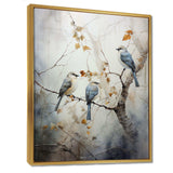 Bird Silent Watcher II - Animals Canvas Wall Art