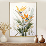 Birds Of Paradise Paradise III - Floral Canvas Wall Art