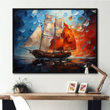 Boat Abstract Maritime Symphony I - Boat Canvas Wall Art