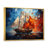 Boat Abstract Maritime Symphony I - Boat Canvas Wall Art