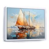 Boat Minimalism Regatta I - Boat Canvas Wall Art