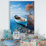 Blue Boat Serenity I - Boat Canvas Wall Art