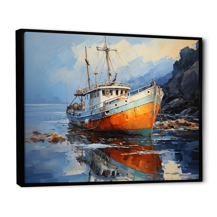 Fishing Boat Dreamy Regatta I - Boat Canvas Wall Art