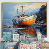 Fishing Boat Dreamy Regatta I - Boat Canvas Wall Art