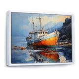Fishing Boat Dreamy Regatta I - Boat Canvas Wall Art