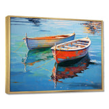 Boat Harmonic Waters - Transportation Canvas Wall Art