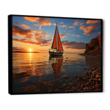 Boat Luminous Horizons I - Boat Canvas Wall Art