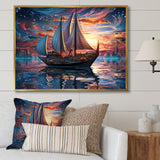 Boat Magical Waters I - Boat Canvas Wall Art