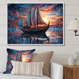 Boat Magical Waters I - Boat Canvas Wall Art