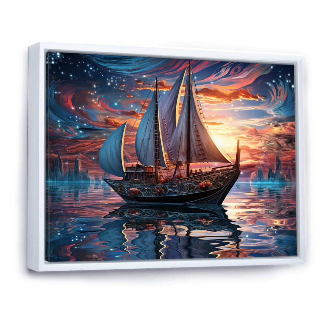 Boat Magical Waters I - Boat Canvas Wall Art
