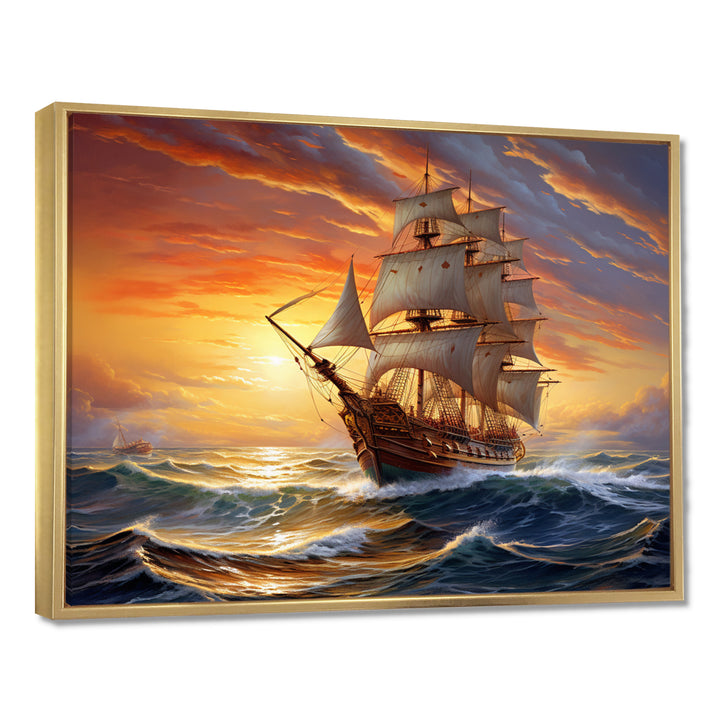 Boat Majestic Mariners I - Boat Canvas Wall Art
