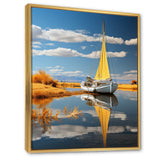 Boat Sailing On The I - Boat Canvas Wall Art