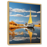 Boat Sailing On The I - Boat Canvas Wall Art