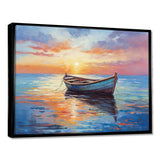 Boat Seascape Impression I - Transportation Canvas Wall Art