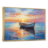 Boat Seascape Impression I - Transportation Canvas Wall Art