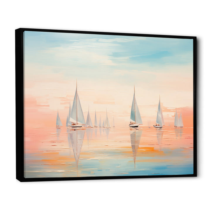Boat Serene Sailings - Boat Canvas Wall Art