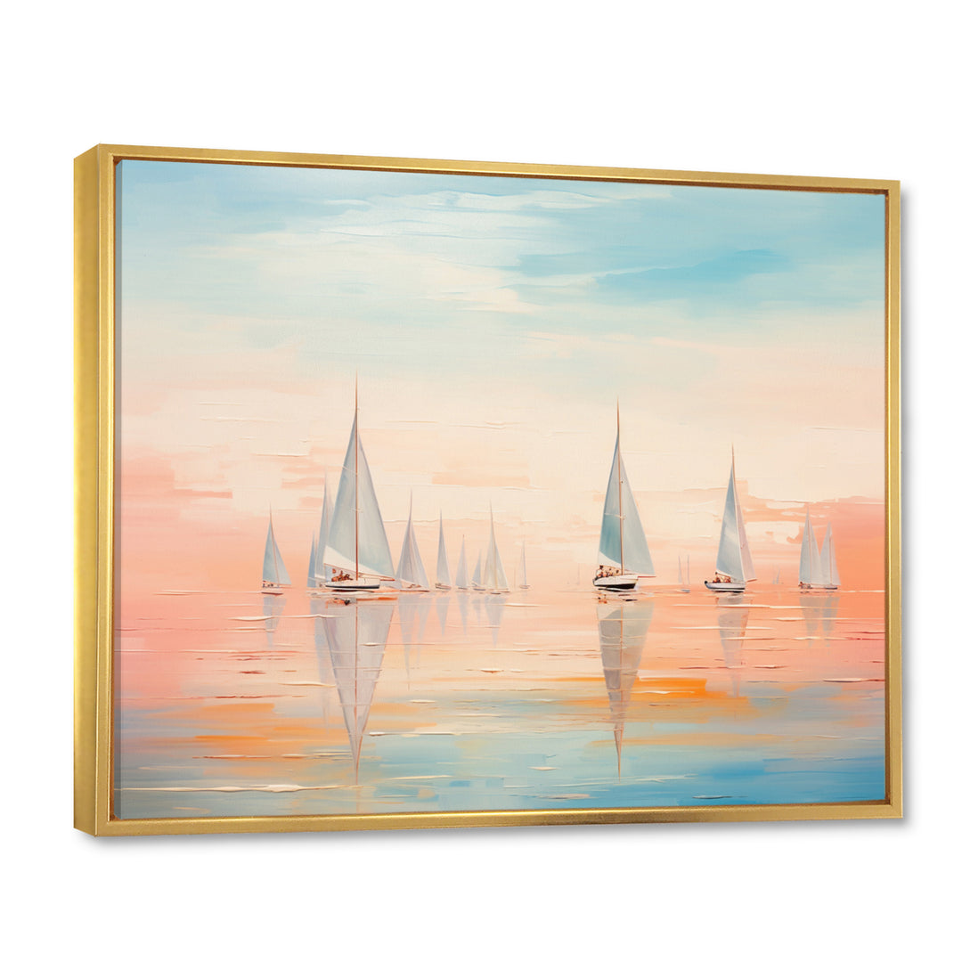 Boat Serene Sailings - Boat Canvas Wall Art