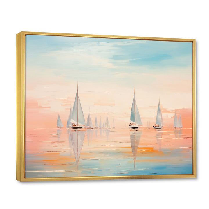 Boat Serene Sailings - Boat Canvas Wall Art