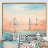 Boat Serene Sailings - Boat Canvas Wall Art