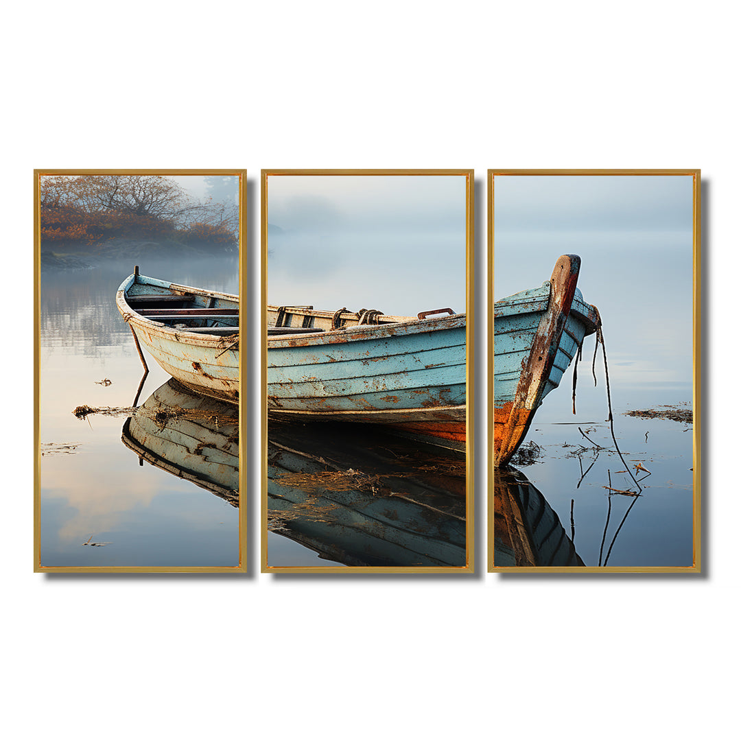 Boat Serene Waterscapes I - Multi-Panels