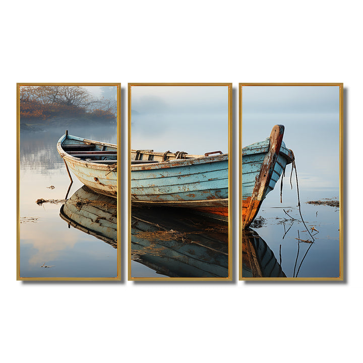 Boat Serene Waterscapes I - Multi-Panels