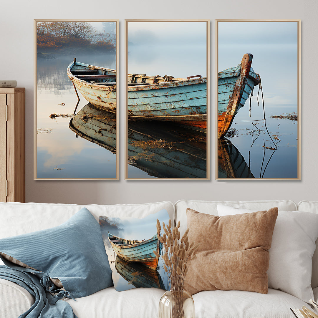 Boat Serene Waterscapes I - Multi-Panels