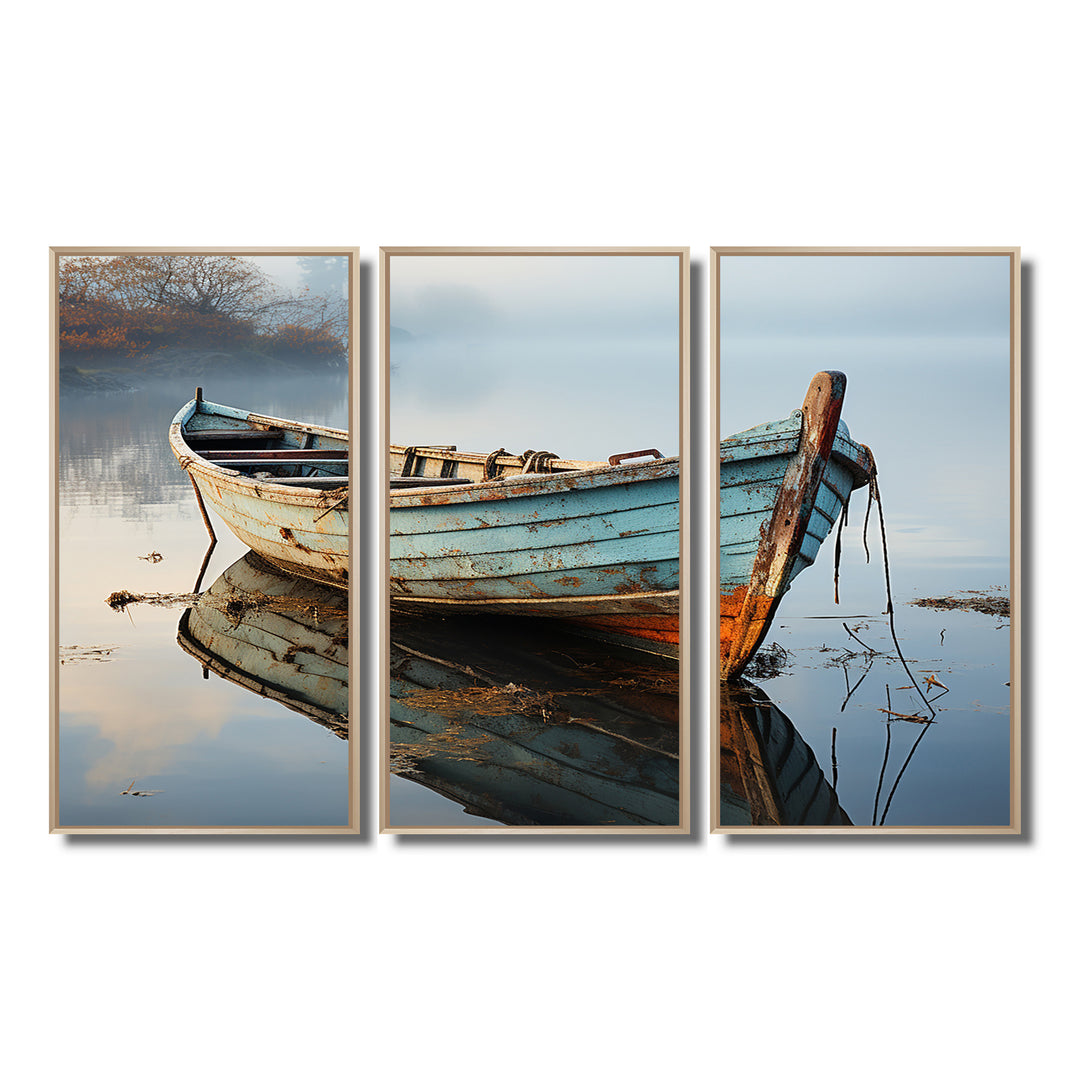 Boat Serene Waterscapes I - Multi-Panels