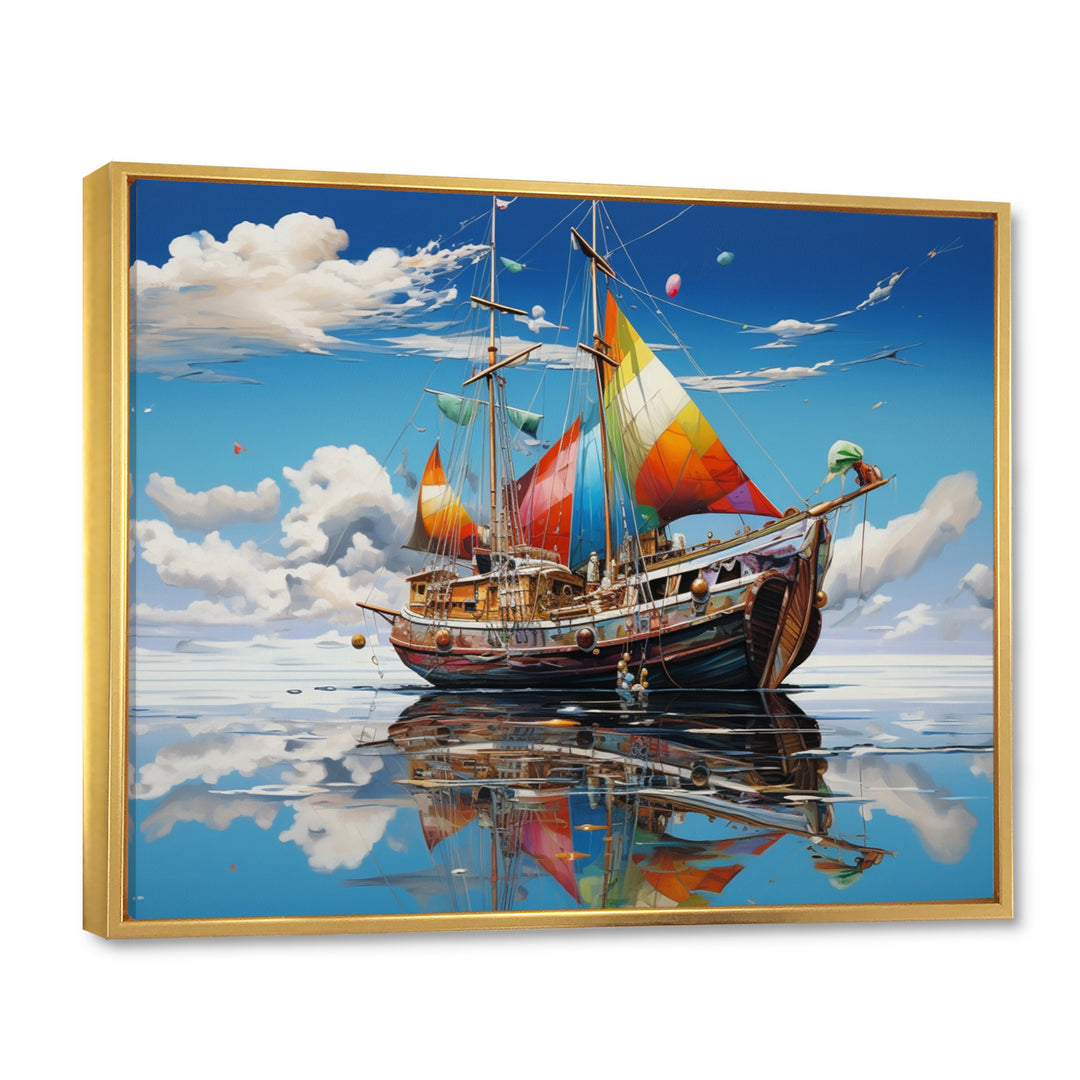 Boat Surreal Sailings - Boat Canvas Wall Art