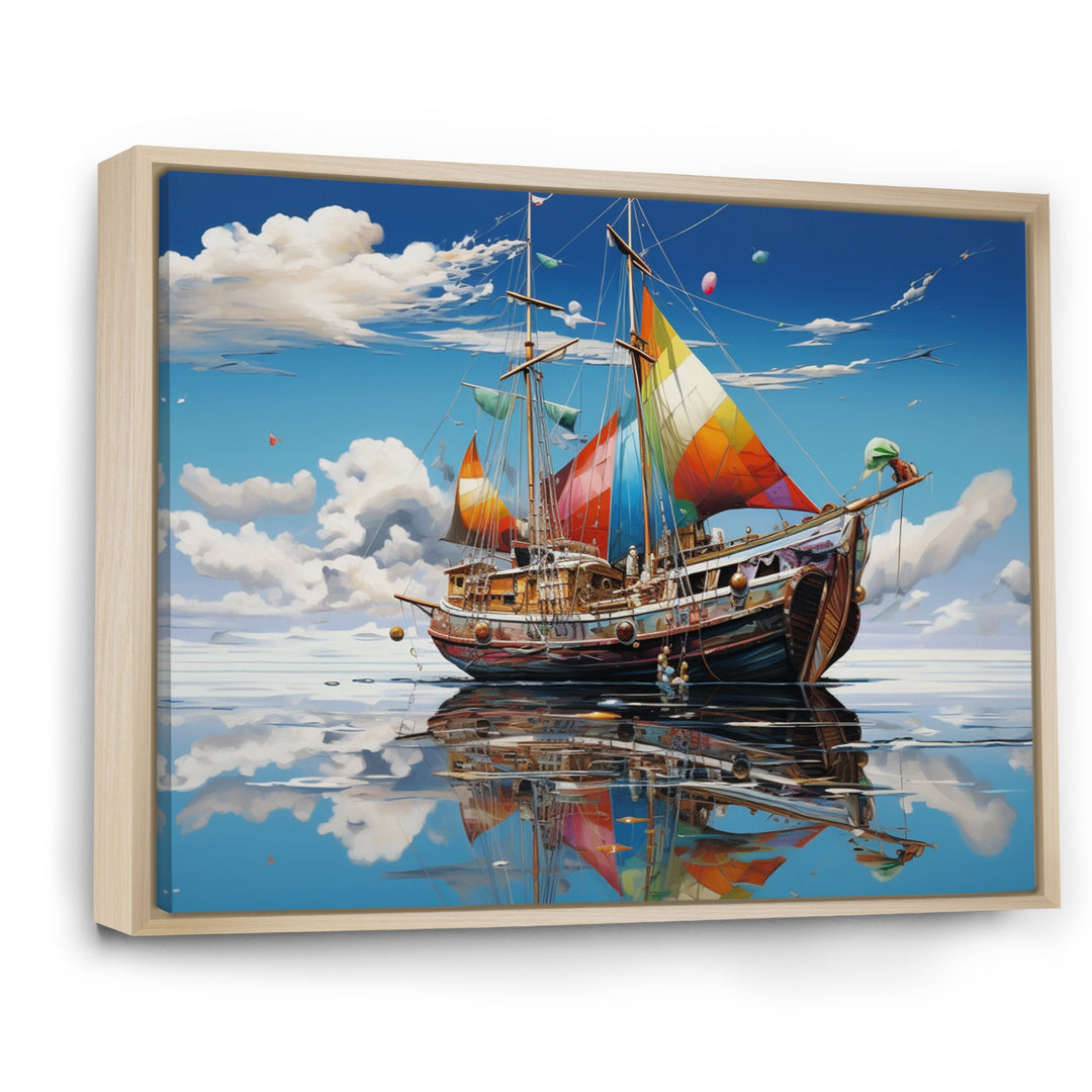 Boat Surreal Sailings - Boat Canvas Wall Art