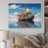 Boat Surreal Sailings - Boat Canvas Wall Art
