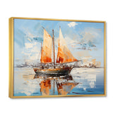 Boat Vibrant Voyages I - Boat Canvas Wall Art