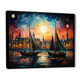 Boat Whimsical Sailings I - Boat Canvas Wall Art