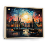 Boat Whimsical Sailings I - Boat Canvas Wall Art