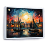 Boat Whimsical Sailings I - Boat Canvas Wall Art