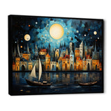 Boat Whimsical Waterways I - Boat Canvas Wall Art
