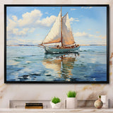 Boat Whispering Breezes I - Boat Canvas Wall Art