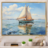 Boat Whispering Breezes I - Boat Canvas Wall Art