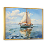 Boat Whispering Breezes I - Boat Canvas Wall Art