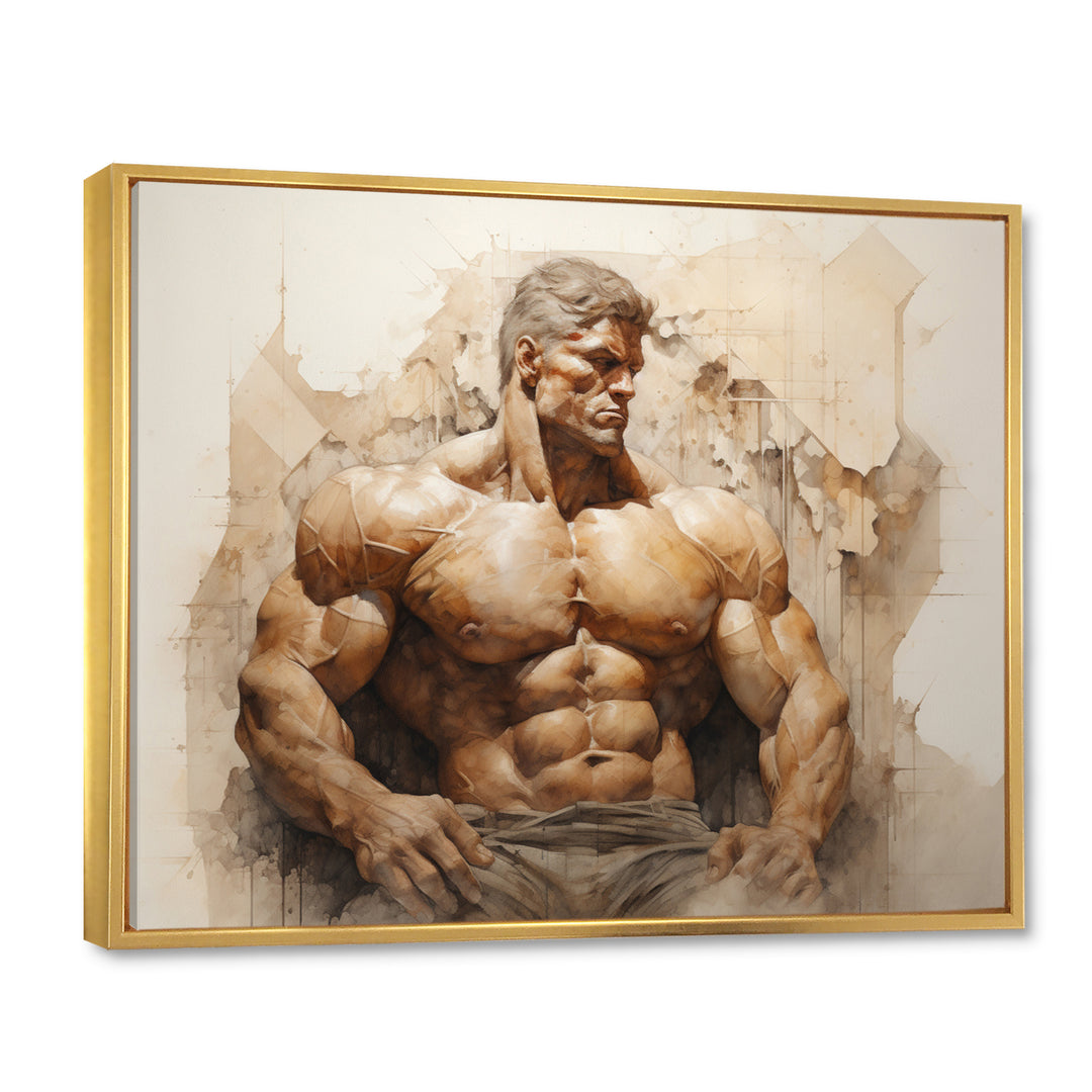 Bodybuilding Eternal Strength I - Aerobic &amp; Bodybuilding Canvas Wall Art