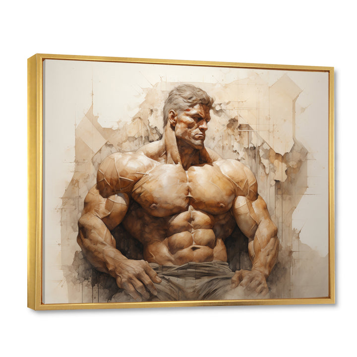Bodybuilding Eternal Strength I - Aerobic &amp; Bodybuilding Canvas Wall Art