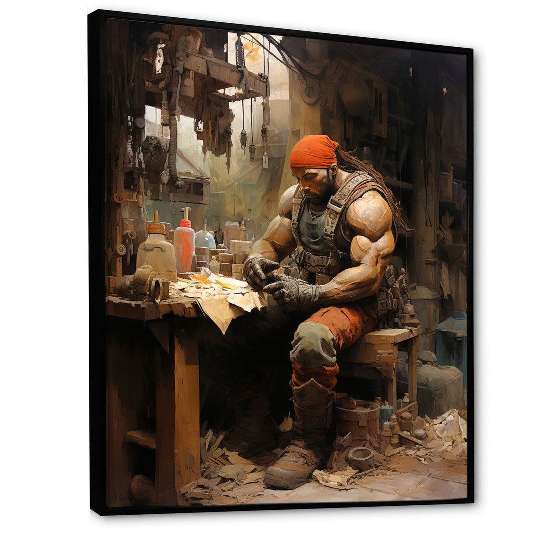 Bodybuilding Sweat And Sacrifice - Aerobic &amp; Bodybuilding Canvas Wall Art