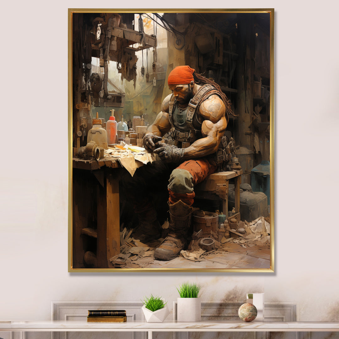 Bodybuilding Sweat And Sacrifice - Aerobic &amp; Bodybuilding Canvas Wall Art