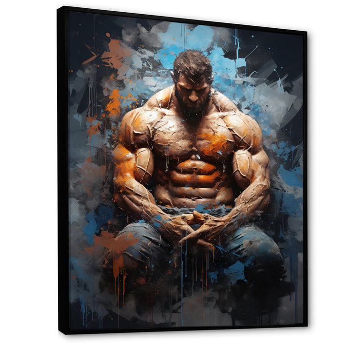 Bodybuilding The Power - Aerobic &amp; Bodybuilding Canvas Wall Art