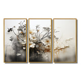 Bohemian Earthly Floral Collage I - Multi-Panels