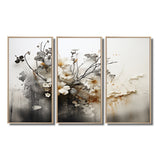 Bohemian Earthly Floral Collage I - Multi-Panels