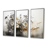 Bohemian Earthly Floral Collage I - Multi-Panels