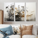 Bohemian Earthly Floral Collage I - Multi-Panels