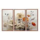Bohemian Earthly Floral Collage II - Multi-Panels